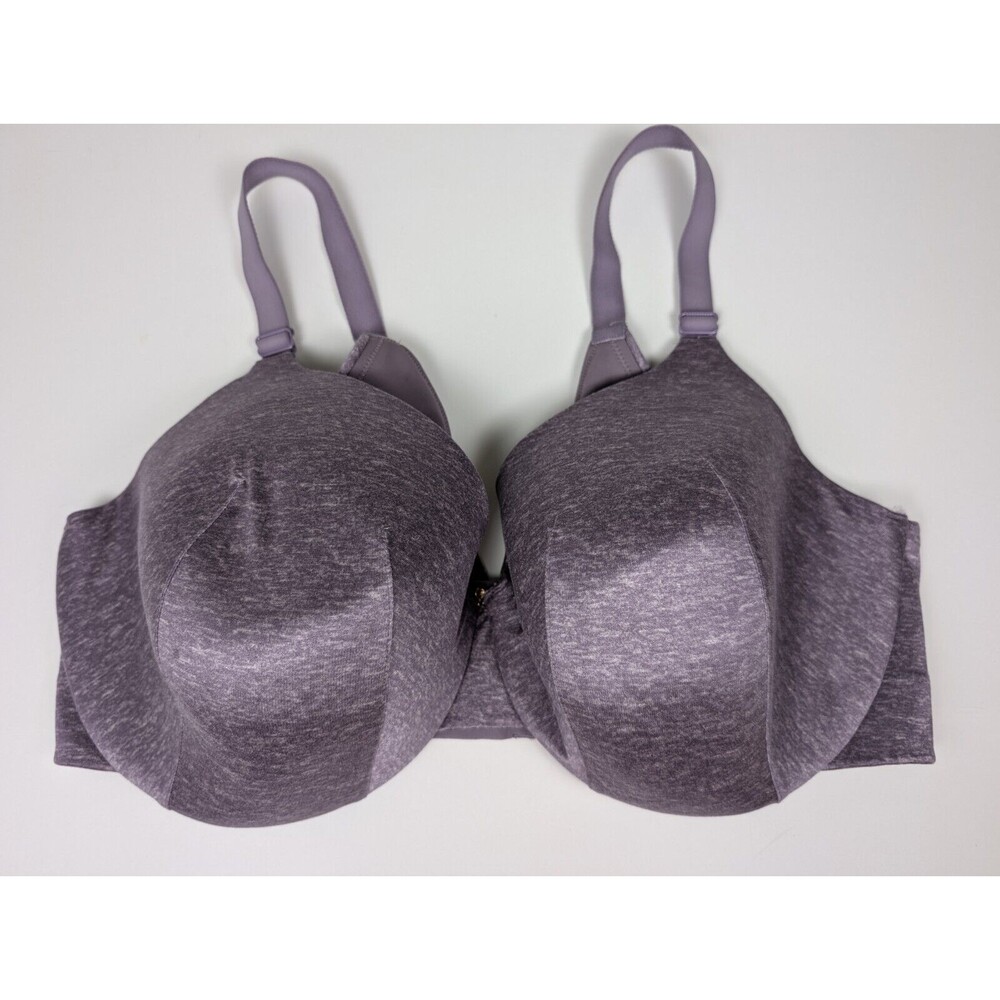 Lane Bryant Cacique Lightly Lined Full Coverage Underwire Charm Purple Bra 42DDD